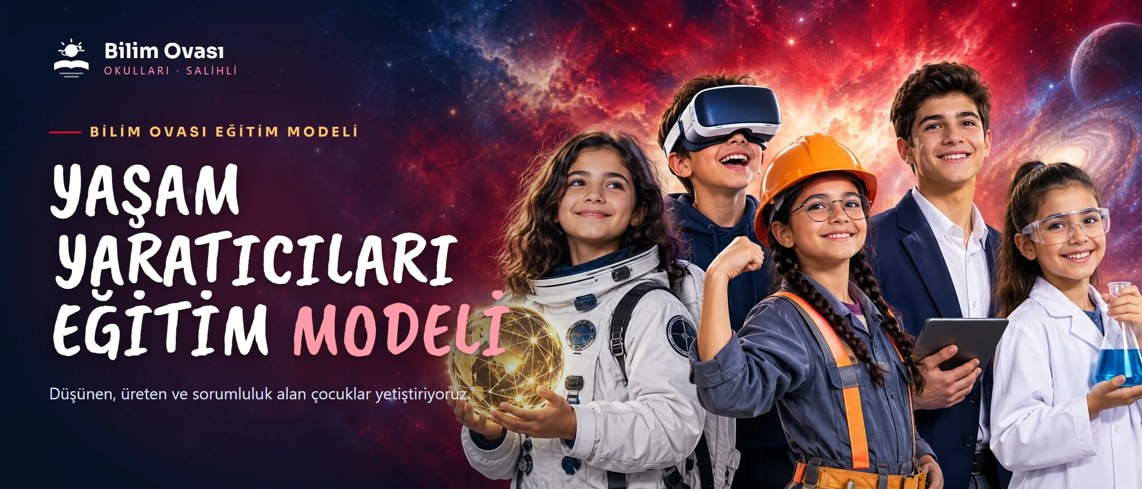 Bilim Ovası Okulları Yaşam Yaratıcıları Eğitim Modeli tanıtım görseli