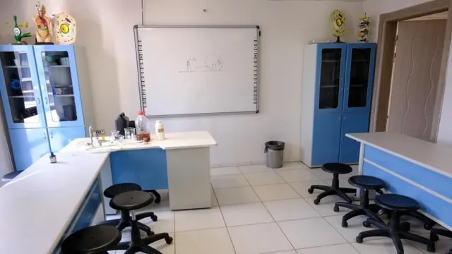 Laboratuvar çalışmasında gözlem yapan öğrenciler