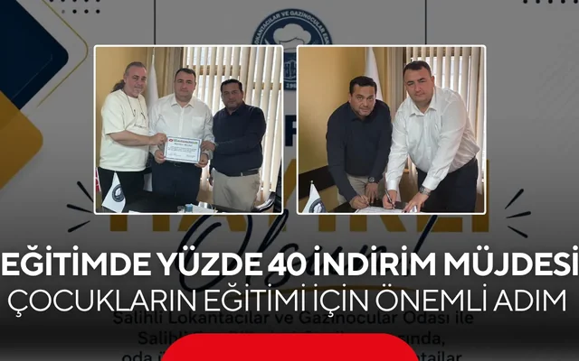 Eğitime Büyük Katkı: Lokantacılar ve Gazinocular Odası ile İndirim Protokolü